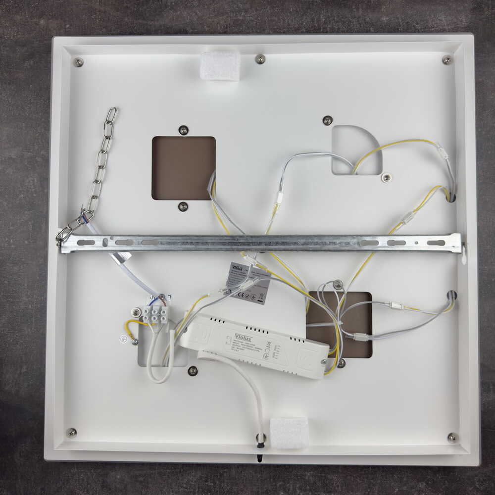 Світильник LED smart OXFORD з пультом 110Вт 3000-6000K 8000Lm Квадратний Коричневий 220435